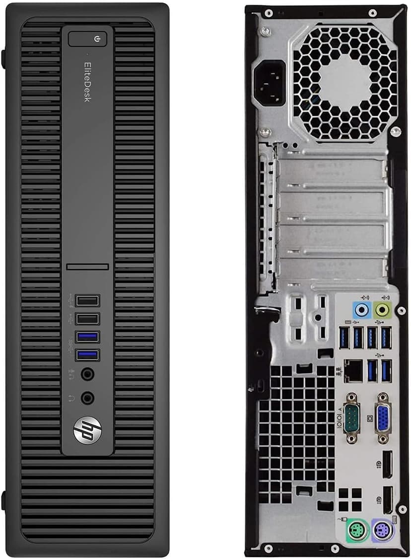 HP EliteDesk 800 G2 SFF Desktop PC Intel Core i5 6th Gen 3.20GHz 16GB RAM 512GB SSD HD Graphics 530 4K / 3-Monitor Support Display Port AC Wi-Fi Bluetooth Windows 11 Pro (Renewed)