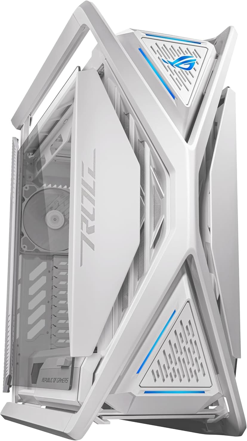 ASUS ROG Hyperion GR701 EATX Full-Tower Computer case with Semi-Open Structure, Tool-Free Side Panels, Supports up to 2 x 420mm radiators, Built-in Graphics Card Holder, 2X Front Panel Type-C