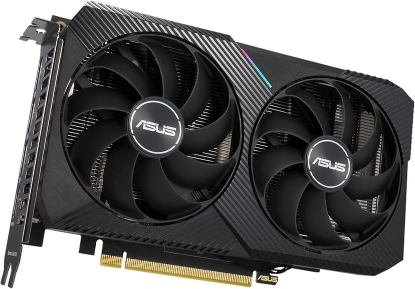 ASUS Dual NVIDIA GeForce RTX 3060 V2 12GB GDDR6 Gaming Graphics Card (PCIe 4.0, 12GB GDDR6 Memory, HDMI 2.1, DisplayPort 1.4a, 2-Slot Design, Axial-tech Fan Design, 0dB Technology)