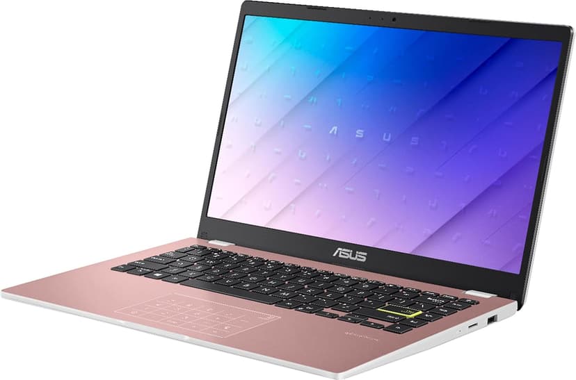 ASUS 2022 14" Thin Light Business Student Laptop Computer, Intel Celeron N4020 Processor, 4GB DDR4 RAM, 320 GB Storage, 12Hours Battery, Webcam, Zoom Meeting, Win11 + 1 Year Office 365, Rose Gold