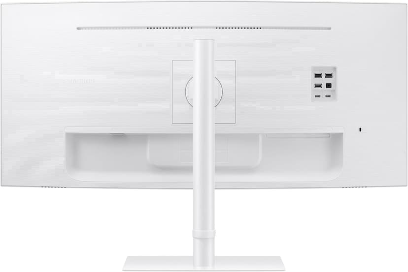 Samsung 34” ViewFinity (S65TC) Series Ultra-WQHD 1000R Curved Computer Monitor, HDR10, 100Hz, AMD FreeSync, Thunderbolt 4, Height Adjustable Stand, Built-in Speakers, Eye Care, LS34C650TANXGO, 2024