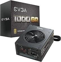 EVGA 210-GQ-1000-V1,1000 GQ, 80+ GOLD 1000W, Semi Modular, EVGA ECO Mode, 5 Year Warranty, Power Supply,Black