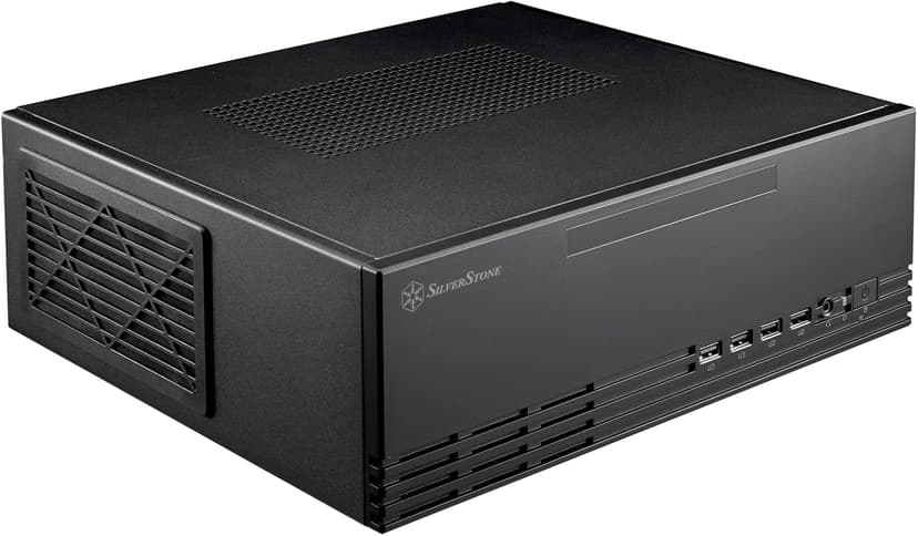 SilverStone Technology Milo 11 Slim & Compact Micro-ATX enclousre for Office or Home Theater, Requires TFX PSU (Sold Separately), SST-ML11B