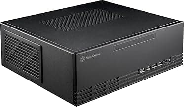 SilverStone Technology Milo 11 Slim & Compact Micro-ATX enclousre for Office or Home Theater, Requires TFX PSU (Sold Separately), SST-ML11B