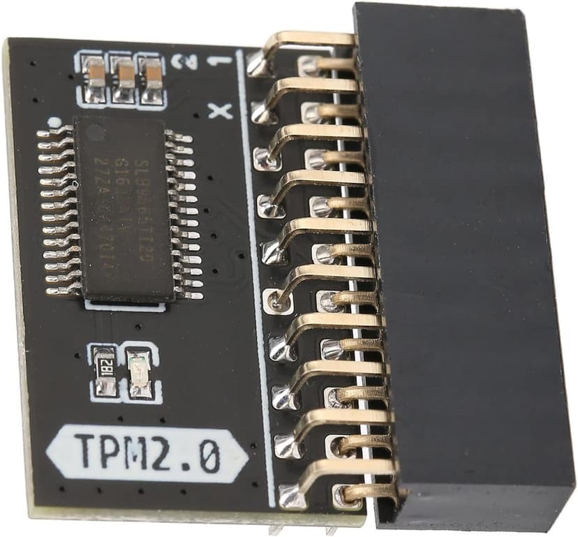 TPM 2.0 Module for Win11 for, 20Pin 2 10P Encryption Security Module, TPM 2.0 Module 2.54mm Pitch DDR4 Memory Module for Computer Motherboard