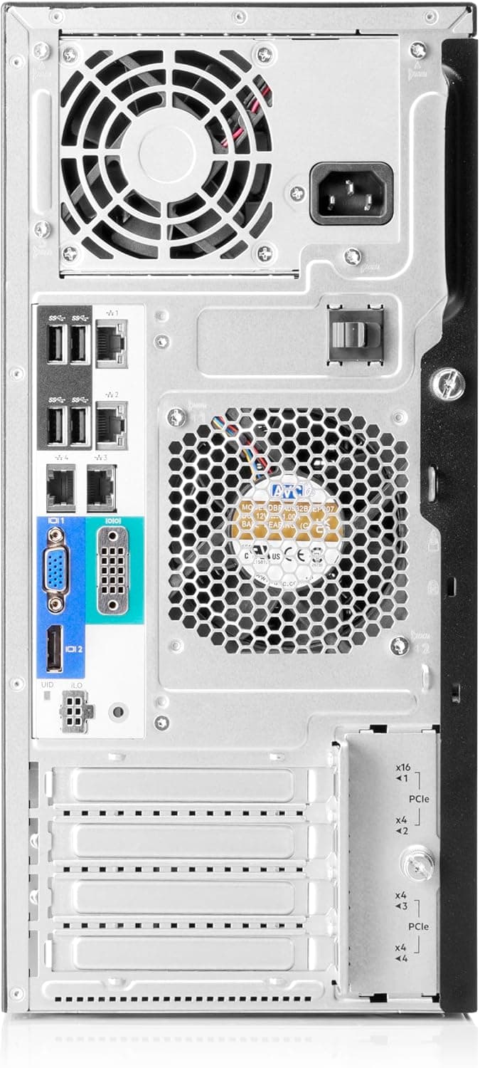 Hewlett Packard Enterprise ProLiant ML30 Gen11 Tower Server w/one Intel Xeon E-2434 Processor, 3.4GHz 4‑core 1P 32GB‑U 8SFF 2x960GB SSD 2x500W PS (HPE Smart Choice P72995-005)
