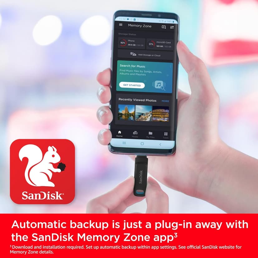 SanDisk 1TB Ultra Dual Drive Go USB Type-C Flash Drive, Black - SDDDC3-1T00-GAM46​