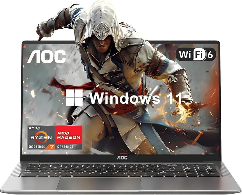 2025 Laptop with AMD Ryzen 7 5700U Processor(8C/16T, Up to 4.3GHz), 16.1“ FHD Display Laptop Computer with Backlit Keyboard, 16GB RAM 512GB NVMe SSD, WiFi 6, HDMI, USB3.2, Type-C, 53Wh Battery