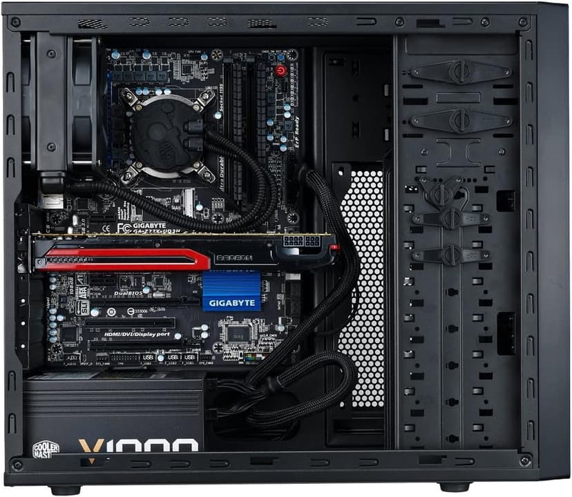 Cooler Master N400 - Mid Tower Computer Case with Fully Meshed Front Panel (NSE-400-KKN2)