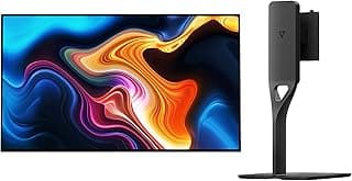 DOUGH Spectrum Black 32" ES07EFE 4K 240Hz Dual-Mode OLED with Gorilla Glass Monitor and Stand ES07D04 Bundle (Monitor with Stand)