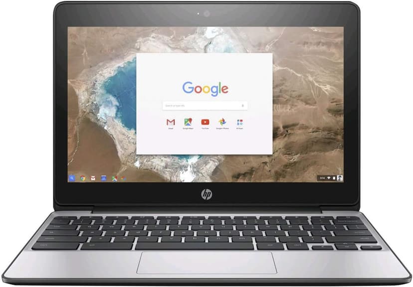 HP 11 G5 Chromebook 11.6'' Laptop Intel Celeron N 1.60GHz 4GB 16GB SSD - 1FX82UT, Black (Renewed)