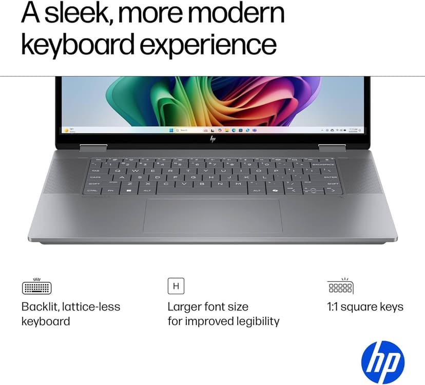 2025 HP OmniBook X Flip x360 2 in 1 Touchscreen Laptop (16" FHD+, AMD Ryzen AI 5 340 (> Intel i7-1355U), 16GB 7500 MT/s, 1TB SSD) AI Copilot+ PC for Creator, Designer, IR Webcam, Backlit, Win 11 Pro