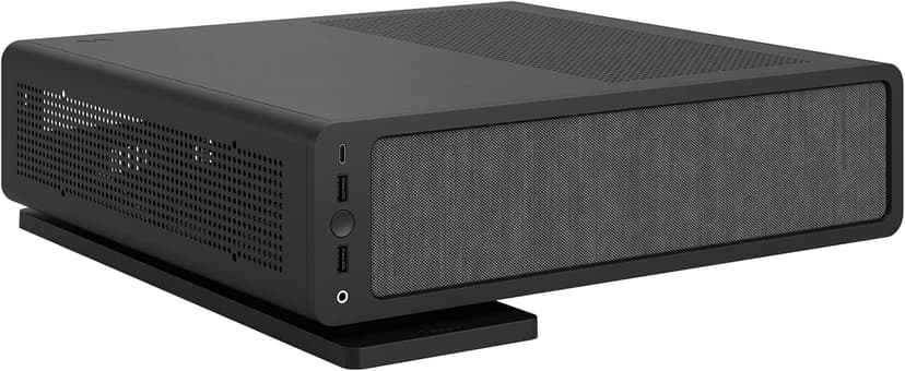 Fractal Design Ridge Black - PCIe 4.0 Riser Card Included - 2X 140mm PWM Aspect Fans Included - Type C USB - m-ITX PC Gaming Case