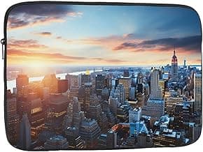 Laptop Case Sleeve New York City Skyline Laptop Bag Computer Carrying Case 12 Inch Laptop Protective Notebook Case Cover