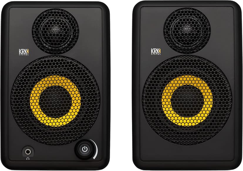 KRK GoAux 3 3" Portable Monitors, 3 inches (GOAUX3-NA)