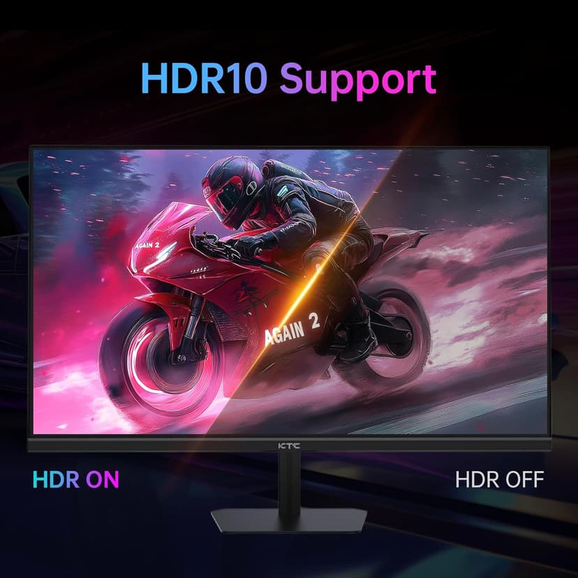 24 Inch 180Hz/190Hz Gaming Monitor, FHD PC Computer Monitor with Fast IPS Panel, HDR400, 133% sRGB, Bluelight Filter, 2 HDMI & 1 DP Port, Compatible Freesync and Wall Mountable, H24F8