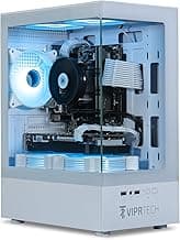 ViprTech Stryker 1.0 Gaming PC - Intel i5-9400F (4.1GHz Turbo), AMD RX 580 8GB, 32GB DDR4 3200, 1TB NVMe SSD, WiFi BT, Win 11 Pro, RGB, Desktop Computer Prebuilt, White