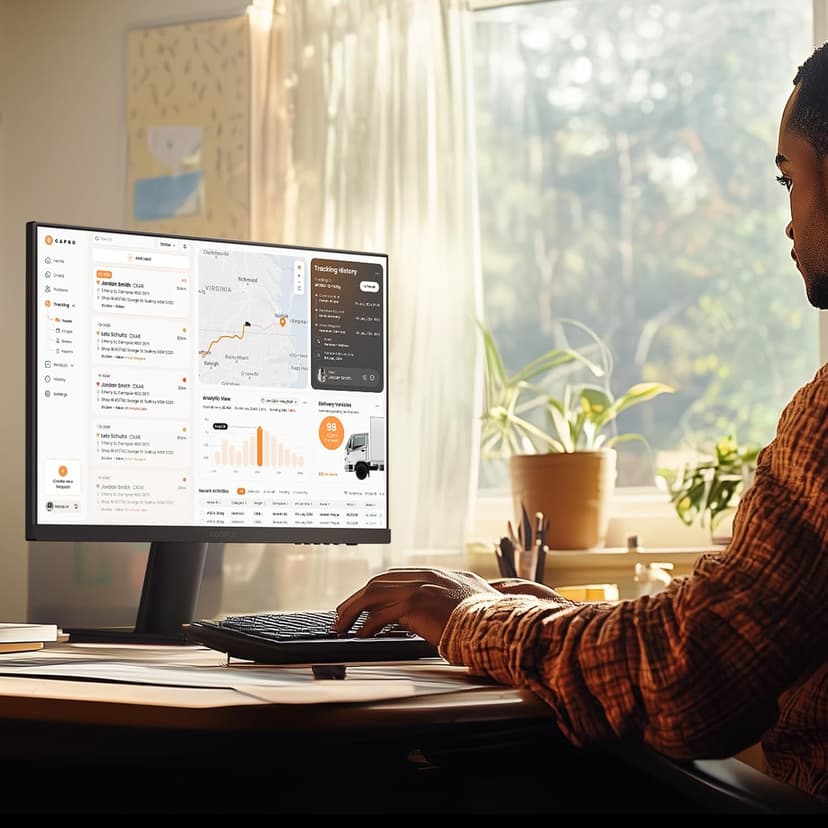 KOORUI 27 Inch 4K Monitor Computer UHD(3840 * 2160) IPS Display, 99% sRGB, 95% DCI-P3, 1.07 Billion Colors, Freesync & G-sync, Displayport & 2X HDMI, VESA 100 * 100mm, Tilt -5 to 20°, Audio Out (N07)
