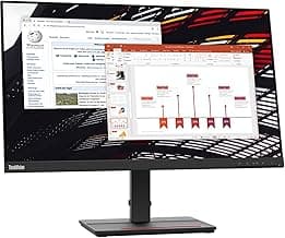 Lenovo ThinkVision S24e-20 23.8" Full HD WLED LCD Monitor - 16:9 - Raven Black