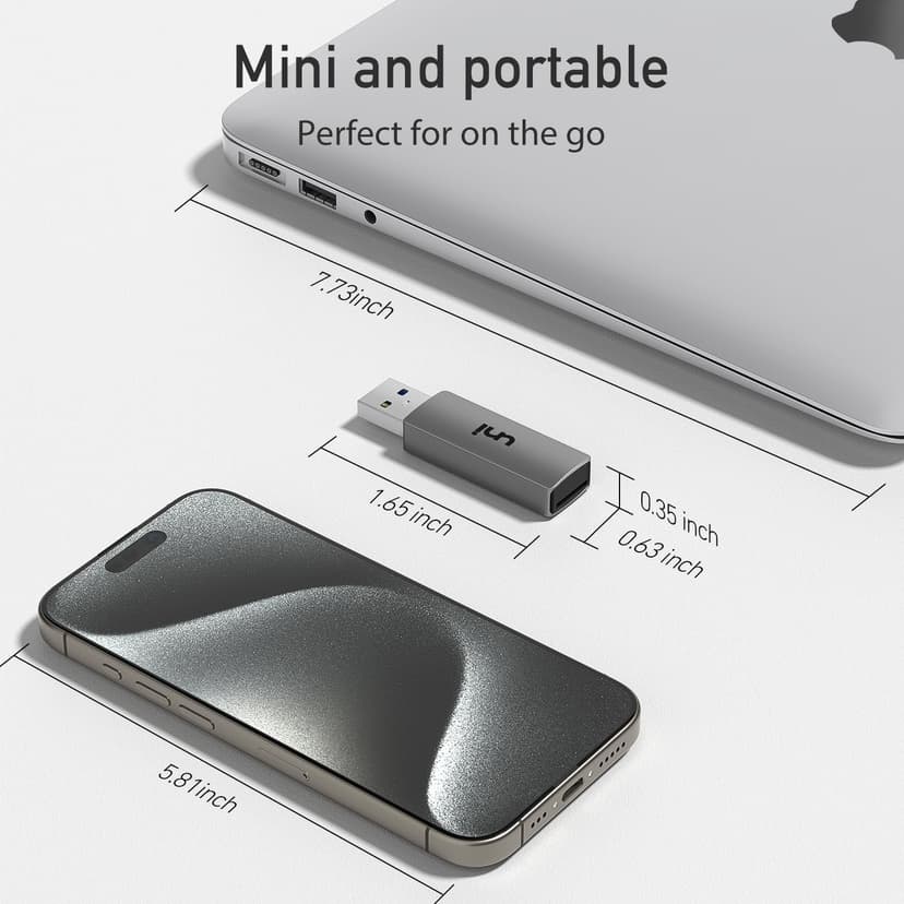 uni SD Card Reader, USB 3.0 SD Card Adapter High-Speed Micro SD Memory Card Reader Support SD/Micro SD/TF/SDHC/SDXC/MMC/UHS-I Card Compatible with Mac, Win, Linux, PC, Laptop, Chromebook, Camera