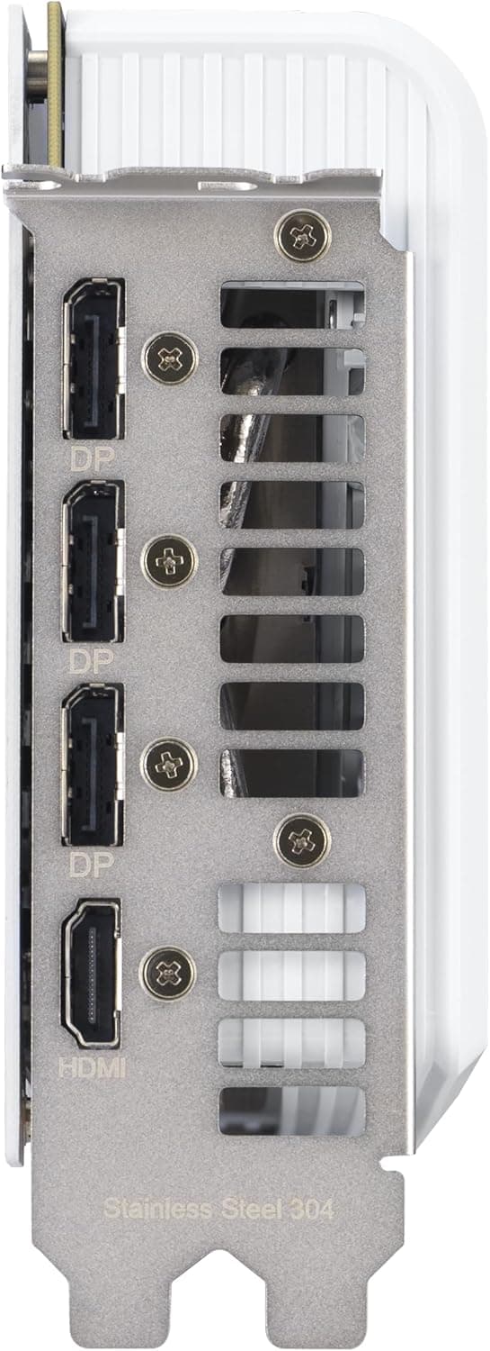 ASUS The SFF-Ready Prime GeForce RTX™ 5070 12GB GDDR7 White OC Edition Graphics Card (PCIe® 5.0, 12GB GDDR7, HDMI®/DP 2.1, 2.5-Slot, Axial-tech Fans, Dual BIOS)