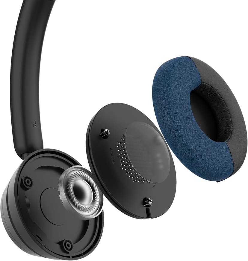 Incase Modern USB-C Headset - Designed by Microsoft - Wired USB-C Connection, On-Ear Stereo Headphones, Noise Cancelling Mic & Volume Controls, Teams Certified, Optimized Mic & Speakers - Mac/Windows
