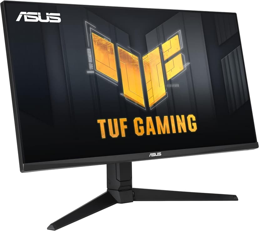 ASUS TUF Gaming 28” 4K 144HZ DSC HDMI 2.1, Monitor (VG28UQL1A) - UHD (3840 x 2160), Fast IPS, 1ms, Extreme Low Motion Blur Sync, G-SYNC Compatible, FreeSync Premium, Eye Care, DCI-P3 90%,BLACK