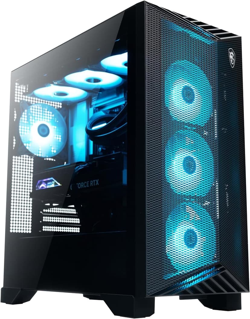 MSI Aegis R2 AI Gaming Desktop: Intel Ultra 9 285, Geforce RTX 5070Ti, 32GB DDR5, 2TB M.2 NVMe SSD, Air Cooling, USB Type C, VR-Ready, Window 11 Home: C2NVR9-1452US