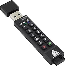 Apricorn ASK3-NX 64GB USB 3.1 Encrypted Secure Drive (ASK3-NX-64GB)