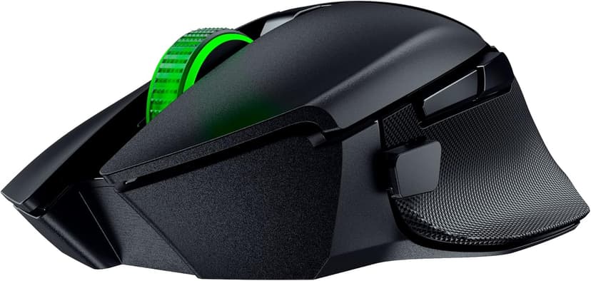 Razer Basilisk V3 X HyperSpeed Customizable Wireless Gaming Mouse: Mechanical Switches Gen-2-5G Advanced 18K Optical Sensor - Chroma RGB 9 Programmable Controls 535 Hr Battery Classic Black