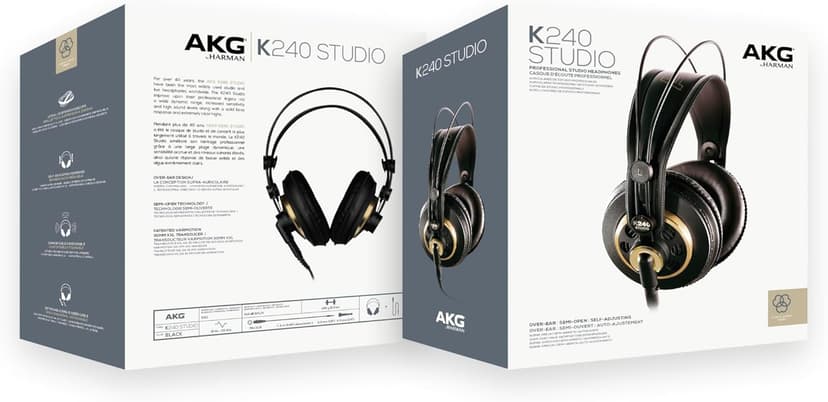 AKG Headphones, Gold, One Size (K240STUDIO)