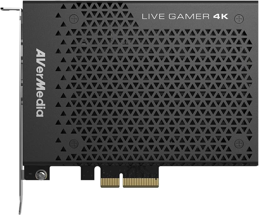 AVerMedia GC573 Live Gamer 4K, Internal Capture Card, Stream and Record 4K60 HDR10 with ultra-low latency on PS5, PS4 Pro, Xbox Series X/S, Xbox One X, in OBS, Twitch, YouTube