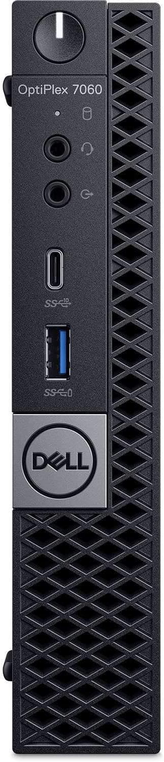 Dell Optiplex 7060 Micro Tower Business Desktop Computer (Intel Core i5-8500T 6 Core, 8GB, 256GB PCIe M.2 NVMe SSD, WiFi) Windows 10 Pro (Renewed)
