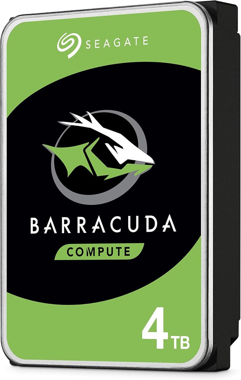Seagate BarraCuda 4TB Internal Hard Drive HDD – 3.5 Inch Sata 6 Gb/s 5400 RPM 256MB Cache For Computer Desktop PC – Frustration Free Packaging ST4000DMZ04/DM004