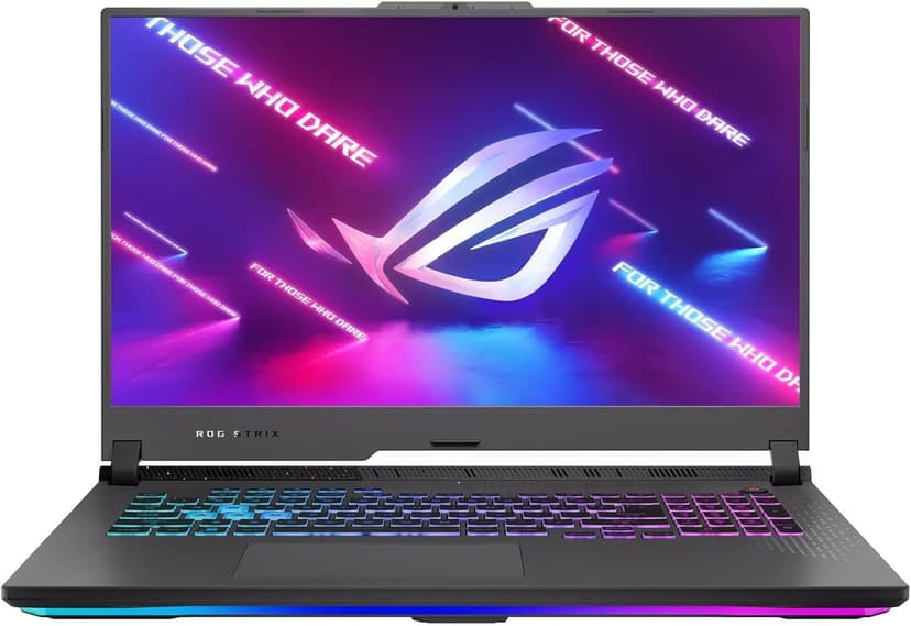 Asus ROG Strix G17 G713 Gaming Laptop 17.3" WQHD IPS 240Hz AMD 12-Core Ryzen 9 7845HX (Beat i9-12900H) 64GB RAM 2TB SSD GeForce RTX 4060 8GB USB-C RGB Backlit Fast Charging Win11 w/ICP Accessory