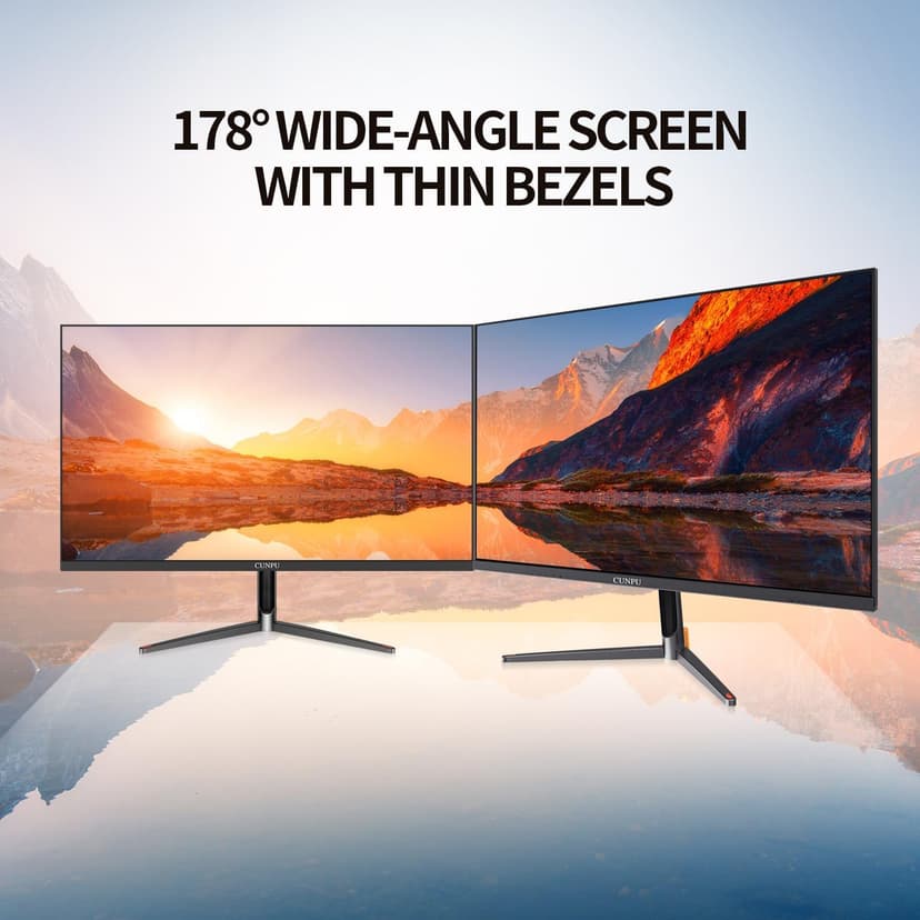 24 Inch Touchscreen Monitor, 10 Point Touch, FHD 1080P 75Hz IPS Screen, 100% SRGB, VESA Wall Mountable, Tilt Adjustment, VGA HDMI USB for PC, Laptop Business & Work Station, Warehouse