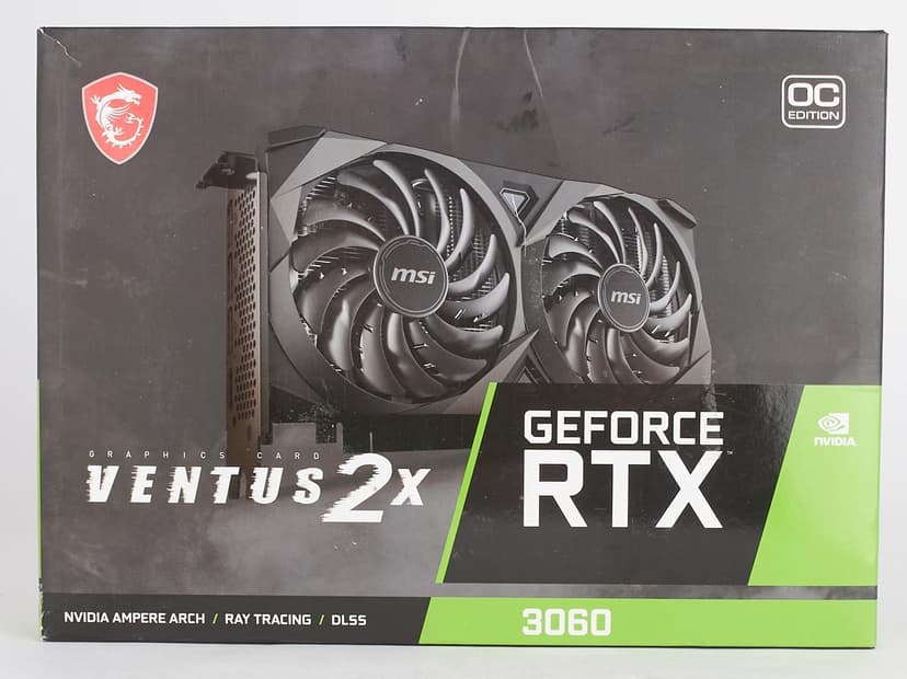MSI Gaming GeForce RTX 3060 12GB 15 Gbps GDRR6 192-Bit HDMI/DP PCIe 4 Torx Twin Fan Ampere OC Graphics Card