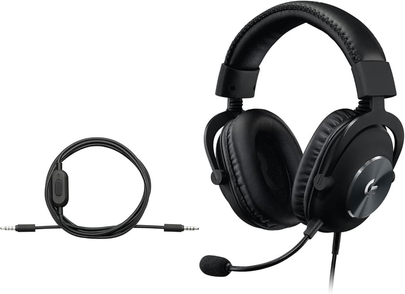 Logitech G Pro X SE Wired Gaming Headset: Blue VO!CE Detachable Boom Mic, DTS 7.1, 50 mm Drivers, USB/3.5mm Aux, USB DAC Included, for PC, Xbox, PS5, PS4 - Black