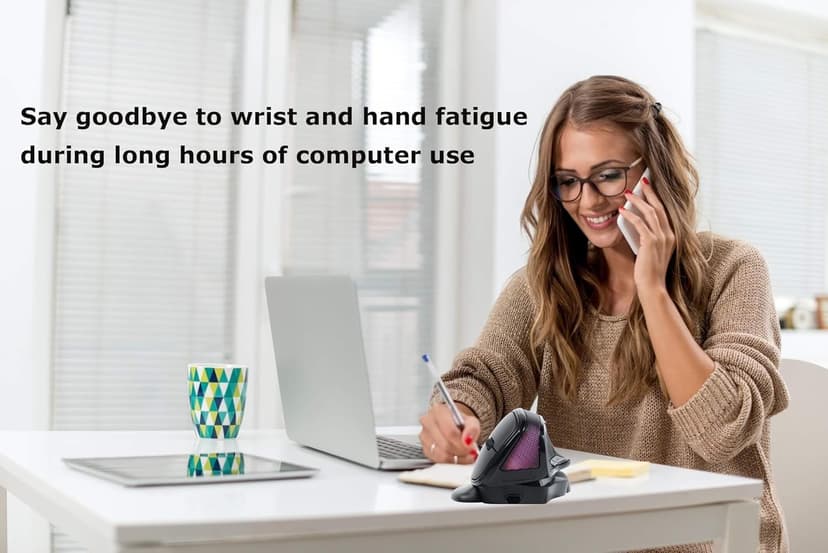 Wireless Mouse Large Angle Adjustable Ergonomic Vertical Upright Carpal Tunnel Ergo Right Hand 6 buttons USB Optical Mice for PC Laptop Computer Macbook Gift,3600 DPI,Removable Palm Rest,RGB Light