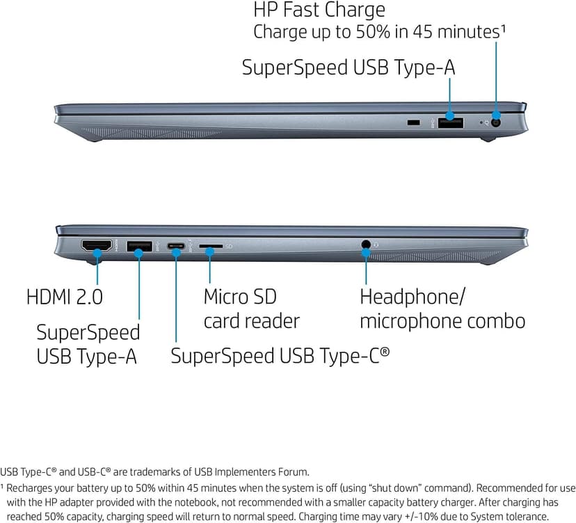 HP 2022 Pavilion 15.6" FHD 1080P IPS Laptop, 8-Core AMD Ryzen 7-5700U(Up to 4.3GHz, Beat i7-1180G7), 32GB RAM, 1TB NVMe SSD, Numpad, HDMI, WiFi, USB-A&C, Fast Charge, Audio by B&O, Win11