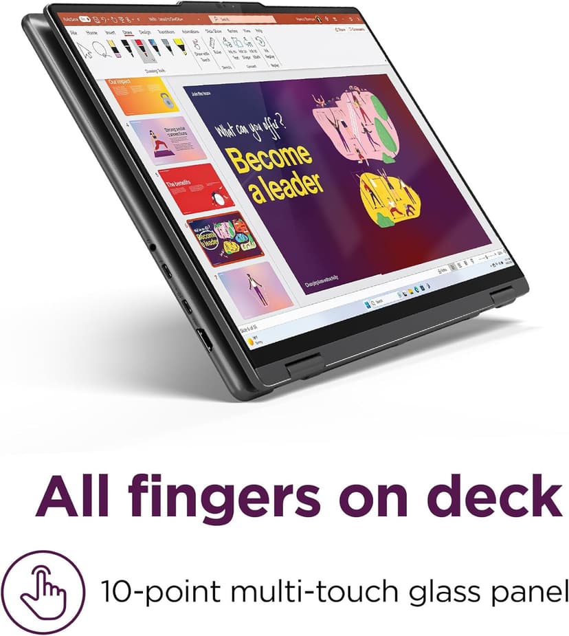 Lenovo Yoga 7i 2-in-1 Business Laptop (16" FHD+ Touchscreen, Intel Ultra 7 155U (Beat i7-1355U), 16GB DDR5 RAM, 1TB SSD) Fingerprint, Backlit, FHD IR Webcam, Thunderbolt 4, Win 11 Home, 2025 AI PC
