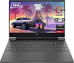 HP Victus 15 Gaming Laptop (15.6" FHD 144Hz IPS, AMD Ryzen 5 7535HS, 32GB DDR5 RAM, 1TB PCle SSD, (Radeon RX 6550M 4GB Beat RTX3050)) Backlit KB, Wi-Fi 6, Webcam, Ethernet, Win 11 Home