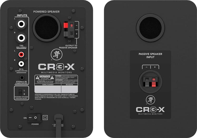 Mackie CR3-X 3 inch Multimedia Monitors