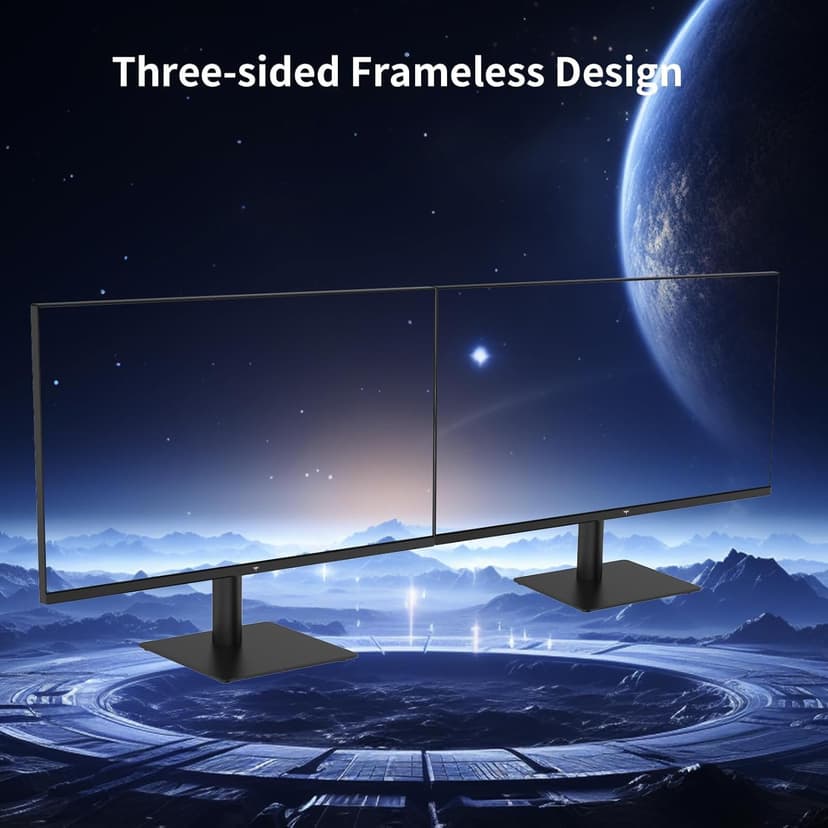 27 Inch QHD(2560 * 1440) 100Hz Computer Monitor - IPS Panel, Anti-Blue Light Screen, 100% High Color Gamut, 123% sRGB, Support FreeSync and GSync, PC Monitor for Casual Gaming and Working