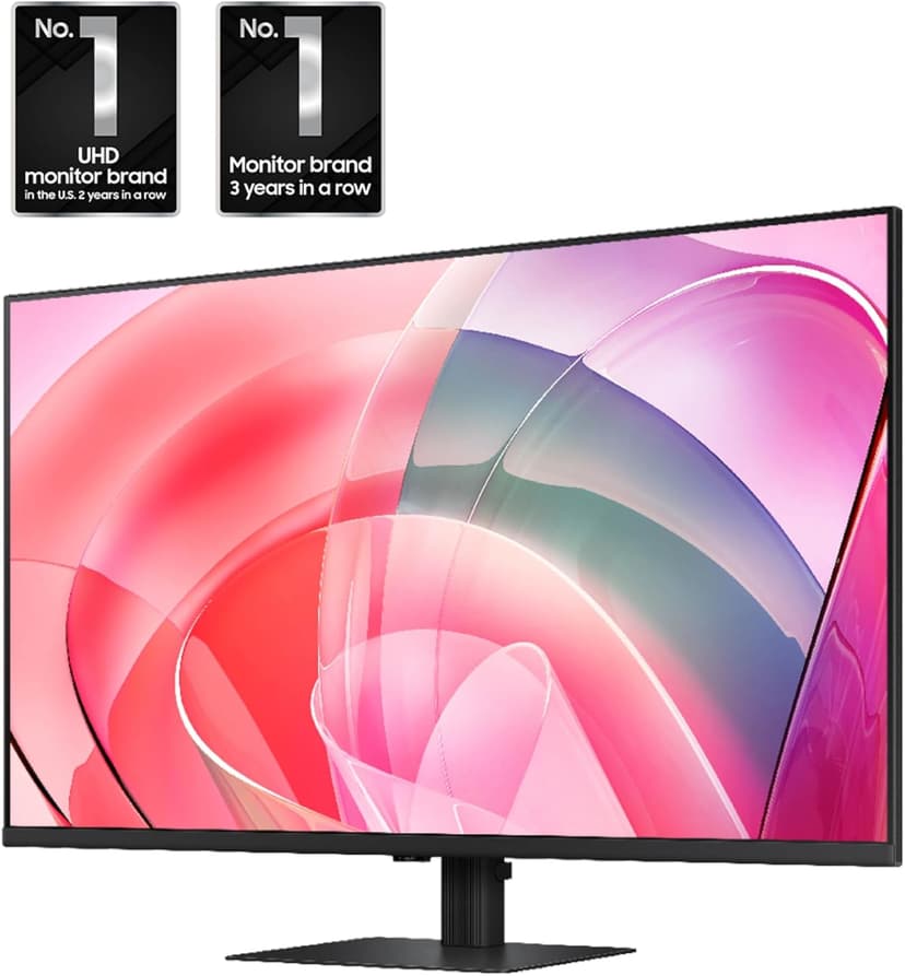 SAMSUNG 37" ViewFinity S7 (S70D) 4K UHD HDR10 High Resolution Monitor, DP Port, TUV-Certified, 2025, LS37D700EANXZA