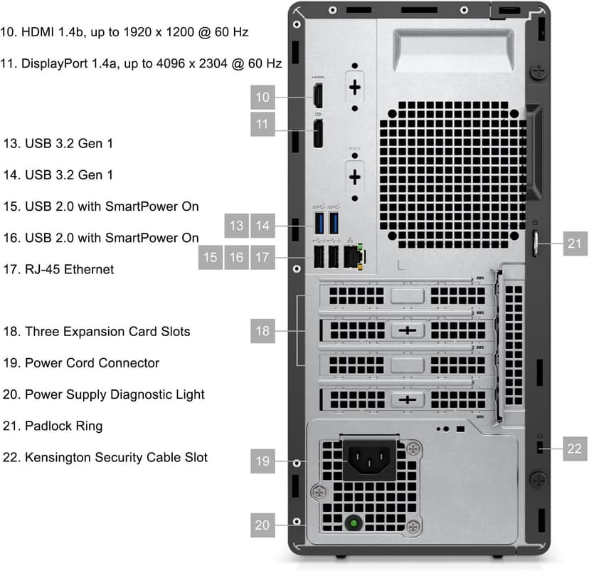 Dell OptiPlex 7010 Tower 7000 Business Desktop Computer, 12th Gen Intel Hexa-Core i5-12500 (Beat i7-11700), 16GB DDR4 RAM, 512GB PCIe SSD, DVDRW, WiFi Adapter, RJ-45, Keyboard & Mouse, Windows 11 Pro