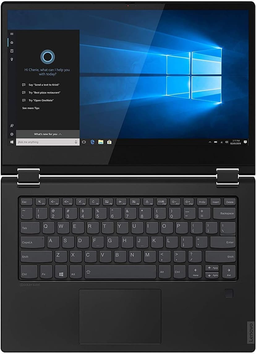 Lenovo Flex 14 2-in-1 Convertible Laptop, 14 Inch FHD Touchscreen Display, AMD Ryzen 5 3500U Processor, 12GB DDR4 RAM, 256GB NVMe SSD, Windows 10, 81SS000DUS, Black, Pen Included