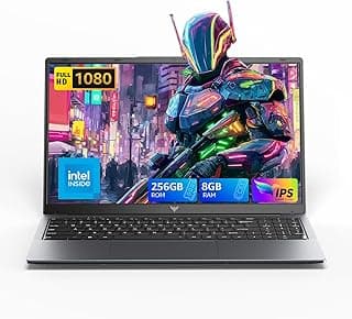 ACEMAGIC Laptop, LX15 15.6" FHD - Intel N97 Processor, 256GB SSD, 8GB RAM, USB-C, WiFi5, BT5.0, Laptop Computer, Windows 11 Pro, Lightweight Everyday Performance