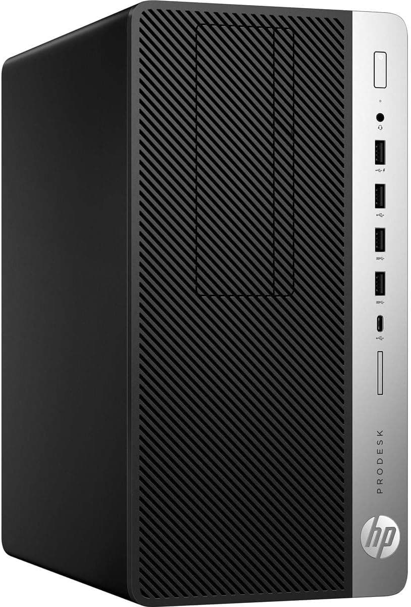 HP Business Desktop ProDesk 600 G3 Desktop Computer - Intel Core i5 (7th Gen) i5-7500 3.40 GHz - 8 GB DDR4 SDRAM - 1 TB HDD - Windows 10 Pro 64-bit - Micro Tower - Jet Black - DVD-Writer DVD177;