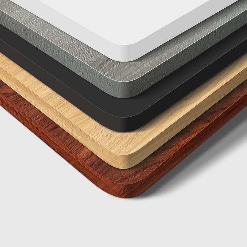 SANODESK Whole-Piece Particle Board Table Top for Standing Desk and Home Office Desk DIY, 40x24x1 Inch Mahogany Desk Top